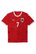Østerrike Marko Arnautovic #7 Fotballdrakt Hjemme Klær Dame EM 2024 Korte ermer